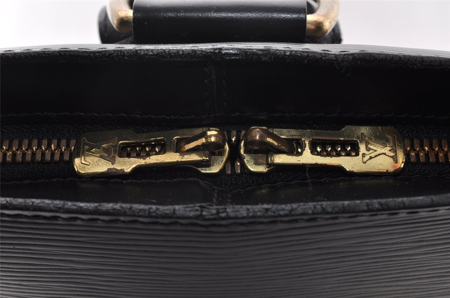 Authentic Louis Vuitton Epi Gobelin Backpack Black M52292 LV 7742I