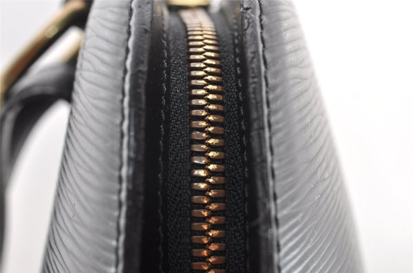 Authentic Louis Vuitton Epi Gobelin Backpack Black M52292 LV 7742I