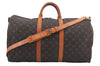 Auth Louis Vuitton Monogram Keepall Bandouliere 50 Boston Bag M41416 LV 7744D