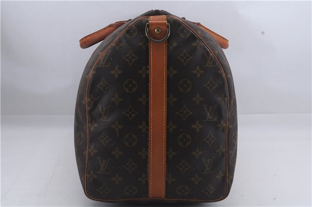 Auth Louis Vuitton Monogram Keepall Bandouliere 50 Boston Bag M41416 LV 7744D