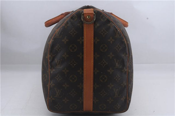 Auth Louis Vuitton Monogram Keepall Bandouliere 50 Boston Bag M41416 LV 7744D