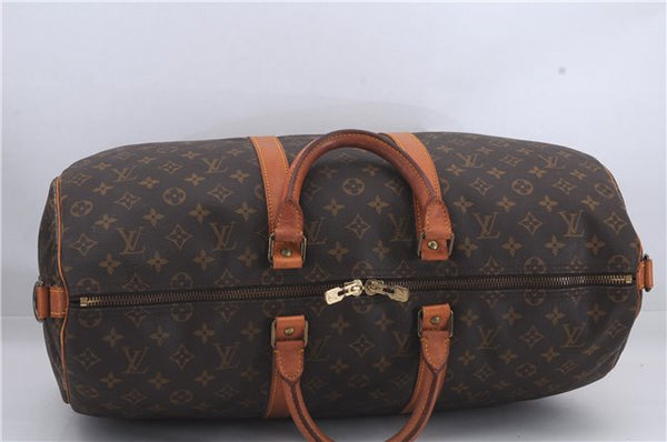 Auth Louis Vuitton Monogram Keepall Bandouliere 50 Boston Bag M41416 LV 7744D