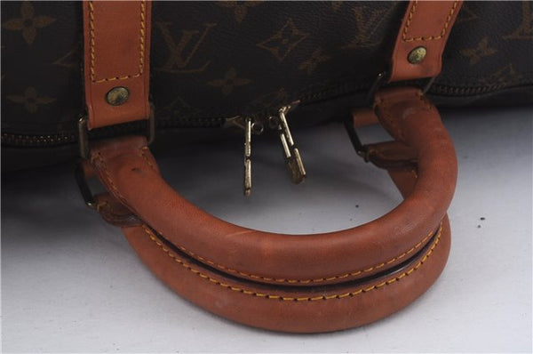 Auth Louis Vuitton Monogram Keepall Bandouliere 50 Boston Bag M41416 LV 7744D