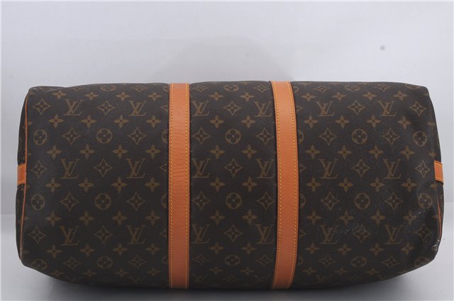 Auth Louis Vuitton Monogram Keepall Bandouliere 50 Boston Bag M41416 LV 7744D