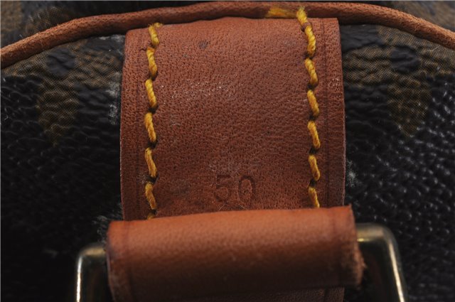 Auth Louis Vuitton Monogram Keepall Bandouliere 50 Boston Bag M41416 LV 7744D
