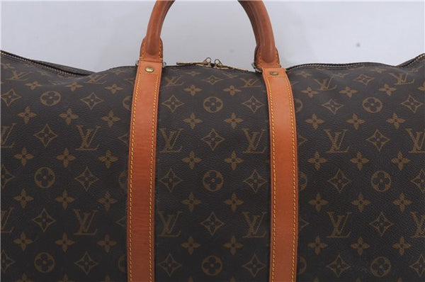 Auth Louis Vuitton Monogram Keepall Bandouliere 50 Boston Bag M41416 LV 7744D