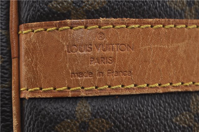 Auth Louis Vuitton Monogram Keepall Bandouliere 55 Boston Bag M41414 LV 7746D