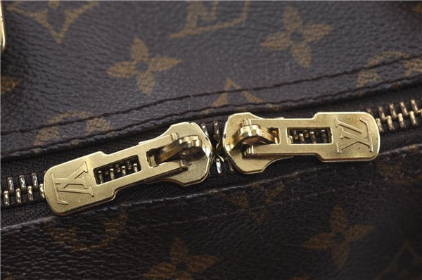 Auth Louis Vuitton Monogram Keepall Bandouliere 55 Boston Bag M41414 LV 7746D