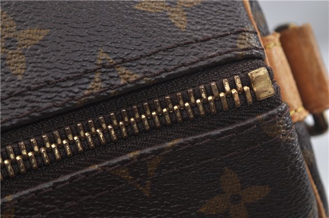 Auth Louis Vuitton Monogram Keepall Bandouliere 55 Boston Bag M41414 LV 7746D