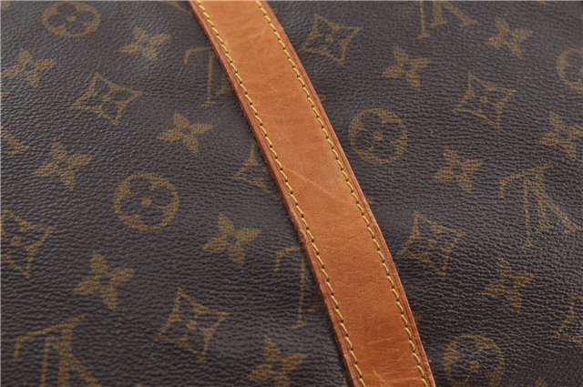 Auth Louis Vuitton Monogram Keepall Bandouliere 55 Boston Bag M41414 LV 7746D