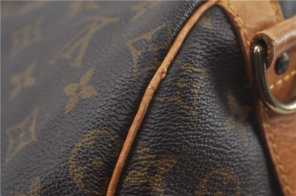 Auth Louis Vuitton Monogram Keepall Bandouliere 55 Boston Bag M41414 LV 7746D