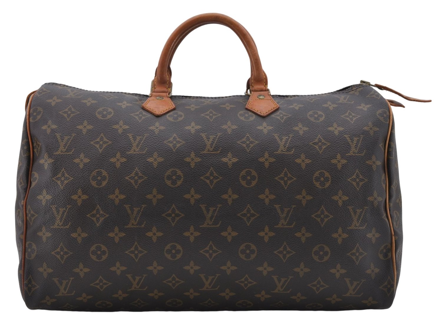 Authentic Louis Vuitton Monogram Speedy 40 Hand Boston Bag M41522 LV 7747D