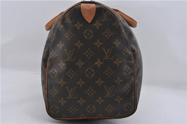 Authentic Louis Vuitton Monogram Speedy 40 Hand Boston Bag M41522 LV 7747D