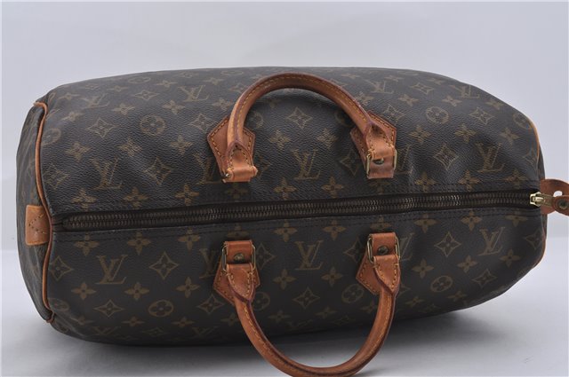 Authentic Louis Vuitton Monogram Speedy 40 Hand Boston Bag M41522 LV 7747D