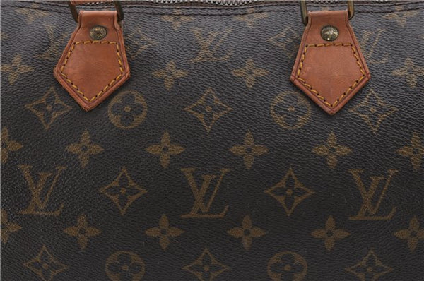 Authentic Louis Vuitton Monogram Speedy 40 Hand Boston Bag M41522 LV 7747D