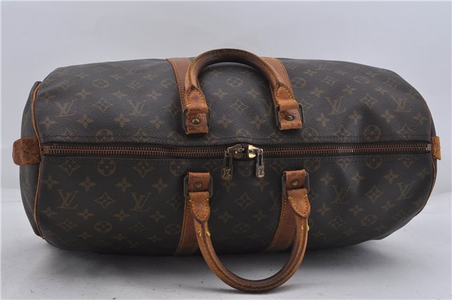 Authentic Louis Vuitton Monogram Keepall 45 Boston Bag M41428 LV 7748D