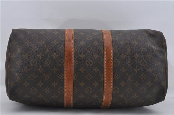 Authentic Louis Vuitton Monogram Keepall 45 Boston Bag M41428 LV 7748D