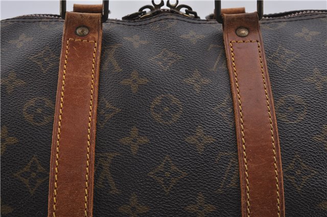 Authentic Louis Vuitton Monogram Keepall 45 Boston Bag M41428 LV 7748D