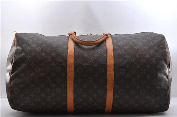 Authentic LOUIS VUITTON Monogram Keepall 60 Boston Bag M41422 LV 7749C