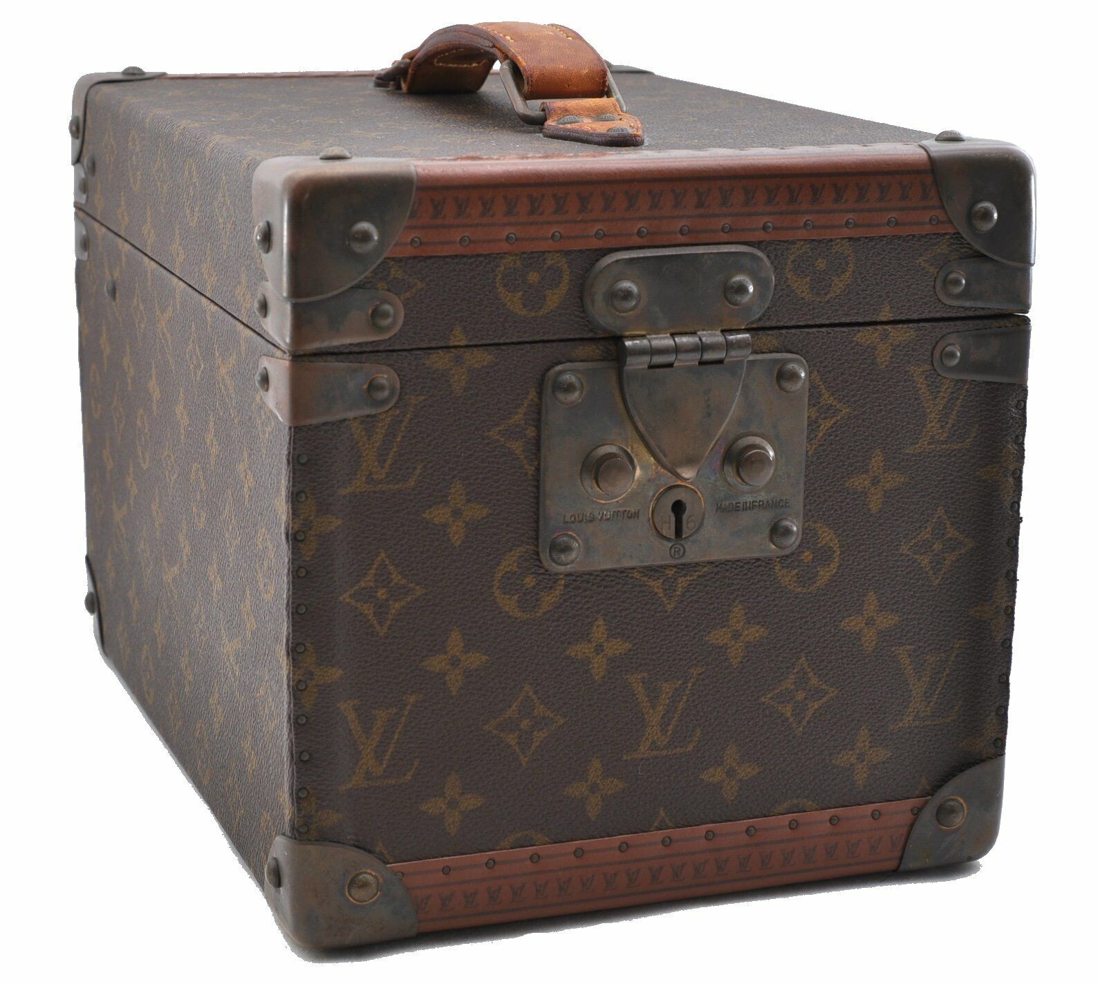 Auth LOUIS VUITTON Monogram Boite Fracons Cosmetic Pouch Box M21828 LV 7752A
