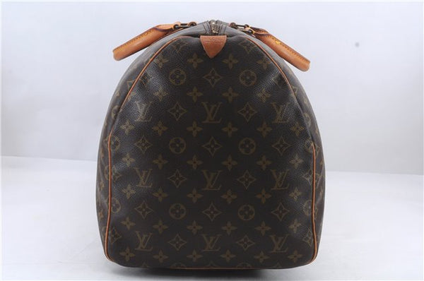 Authentic Louis Vuitton Monogram Keepall 55 Boston Bag M41424 LV 7752C