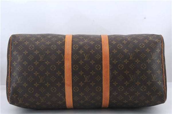 Authentic Louis Vuitton Monogram Keepall 55 Boston Bag M41424 LV 7752C