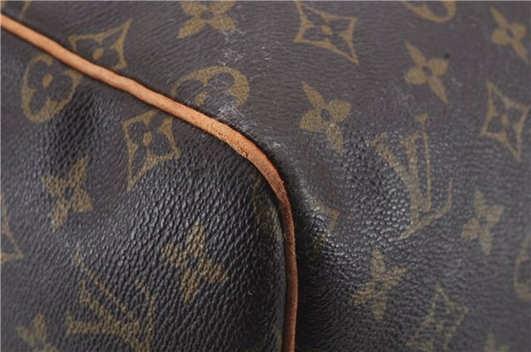 Authentic Louis Vuitton Monogram Keepall 55 Boston Bag M41424 LV 7752C