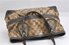 Authentic GUCCI GG Crystal Shoulder Tote Bag PVC Leather 223964 Brown 7752F
