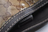Authentic GUCCI GG Crystal Shoulder Tote Bag PVC Leather 223964 Brown 7752F