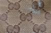 Authentic GUCCI GG Crystal Shoulder Tote Bag PVC Leather 223964 Brown 7752F