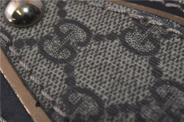 Authentic GUCCI GG Crystal Shoulder Tote Bag PVC Leather 223964 Brown 7752F