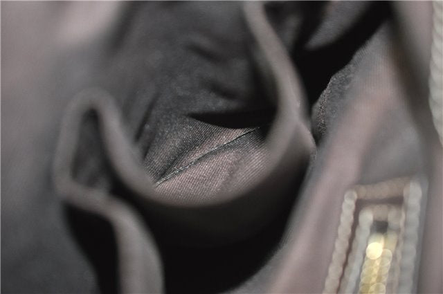 Authentic GUCCI GG Crystal Shoulder Tote Bag PVC Leather 223964 Brown 7752F