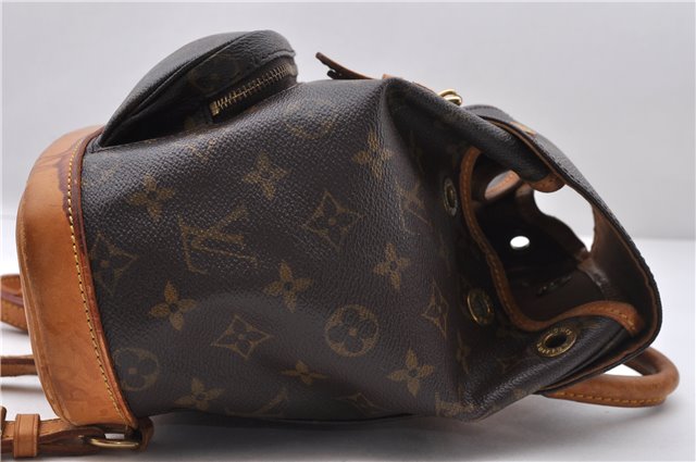 Authentic LOUIS VUITTON Monogram Montsouris PM Backpack M51137 LV 7757C