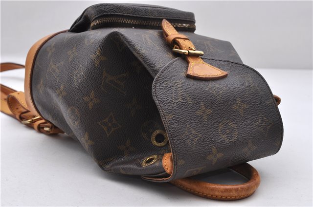 Authentic LOUIS VUITTON Monogram Montsouris PM Backpack M51137 LV 7757C