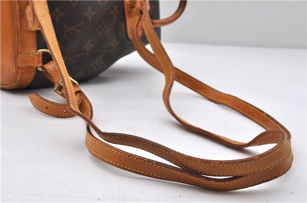 Authentic LOUIS VUITTON Monogram Montsouris PM Backpack M51137 LV 7757C