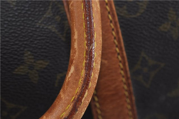 Auth Louis Vuitton Monogram Keepall Bandouliere 45 Boston Bag M41418 LV 7757D