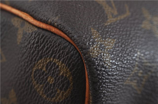 Auth Louis Vuitton Monogram Keepall Bandouliere 45 Boston Bag M41418 LV 7757D