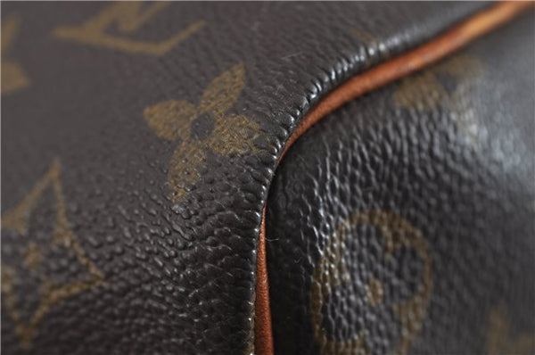 Auth Louis Vuitton Monogram Keepall Bandouliere 45 Boston Bag M41418 LV 7757D