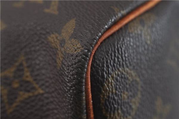 Auth Louis Vuitton Monogram Keepall Bandouliere 45 Boston Bag M41418 LV 7757D