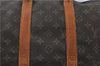 Auth Louis Vuitton Monogram Keepall Bandouliere 45 Boston Bag M41418 LV 7757D