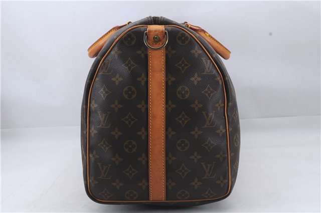 Auth Louis Vuitton Monogram Keepall Bandouliere 50 Boston Bag M41416 LV 7759D