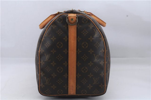 Auth Louis Vuitton Monogram Keepall Bandouliere 50 Boston Bag M41416 LV 7759D