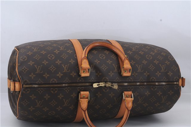 Auth Louis Vuitton Monogram Keepall Bandouliere 50 Boston Bag M41416 LV 7759D