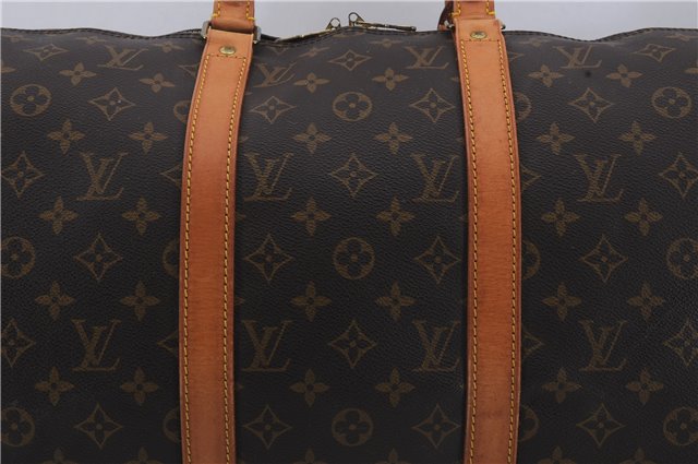 Auth Louis Vuitton Monogram Keepall Bandouliere 50 Boston Bag M41416 LV 7759D