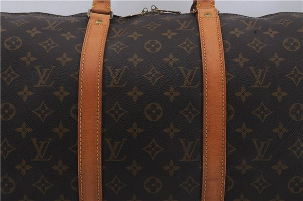 Auth Louis Vuitton Monogram Keepall Bandouliere 50 Boston Bag M41416 LV 7759D