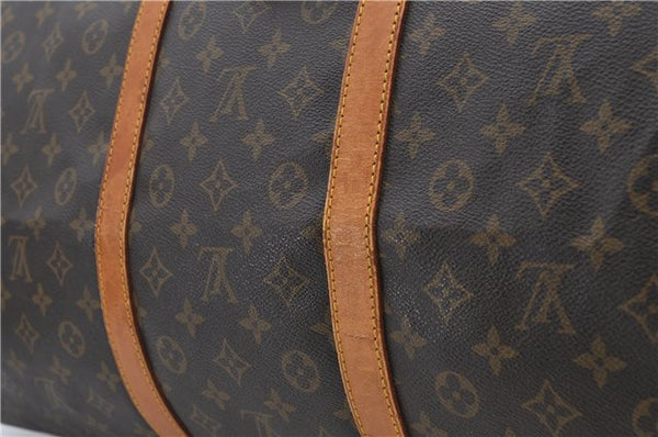 Auth LOUIS VUITTON Monogram Keepall Bandouliere 60 Boston Bag M41412 LV 7760C