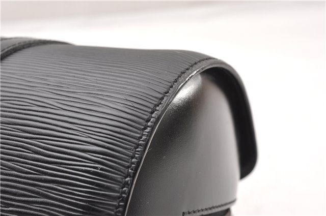 Authentic Louis Vuitton Epi Soufflot Hand Bag Black M52222 LV 7760F