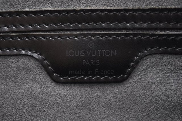 Authentic Louis Vuitton Epi Soufflot Hand Bag Black M52222 LV 7760F