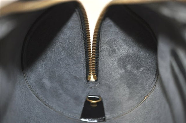 Authentic Louis Vuitton Epi Soufflot Hand Bag Black M52222 LV 7760F
