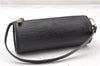 Authentic Louis Vuitton Epi Soufflot Hand Bag Black M52222 LV 7760F